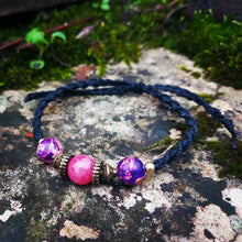 Charger l&#39;image dans la galerie, Bracelet Noir Jade Rose &amp; Jaspe imperial
