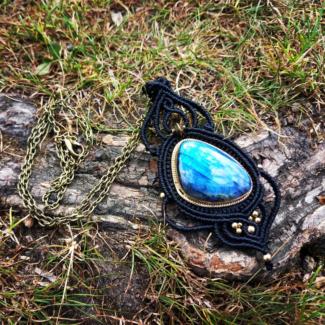 Talisman Labradorite asymétrique