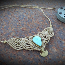 Charger l&#39;image dans la galerie, Ras de cou Larimar beige
