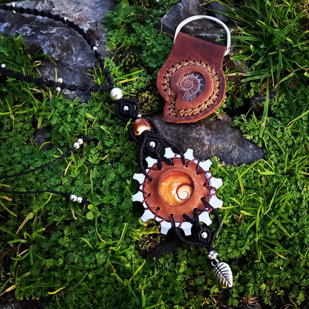 Coffret Talisman Ammonite & Porte clefs